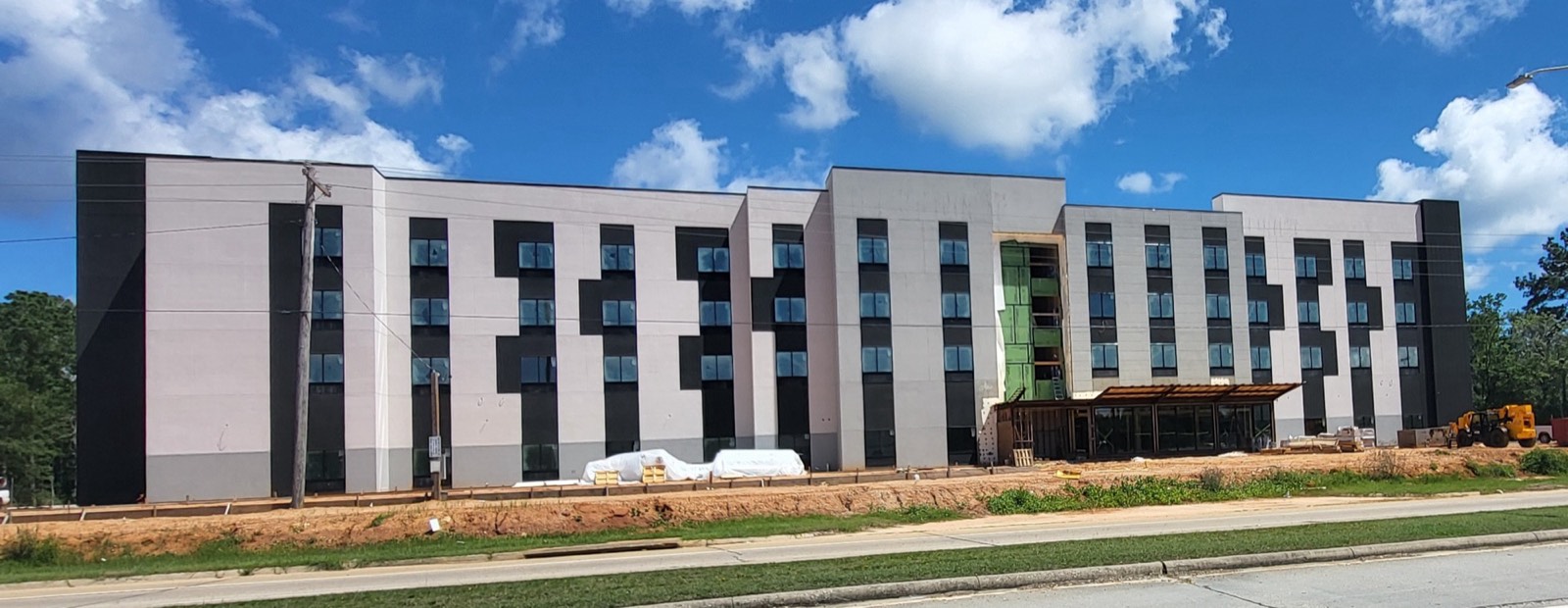 The new dual-brand Marriott hotel under construction in Waveland